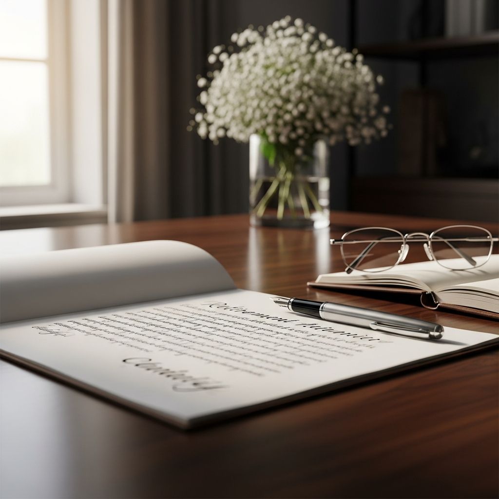Master the art of writing a professional retirement letter with practical templates and step-by-step guidance.