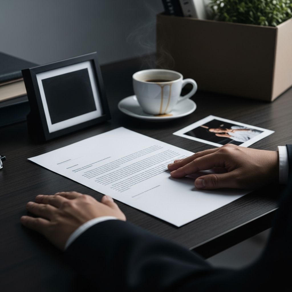 Navigate immediate resignation for personal reasons with professional guidance and sample letters.