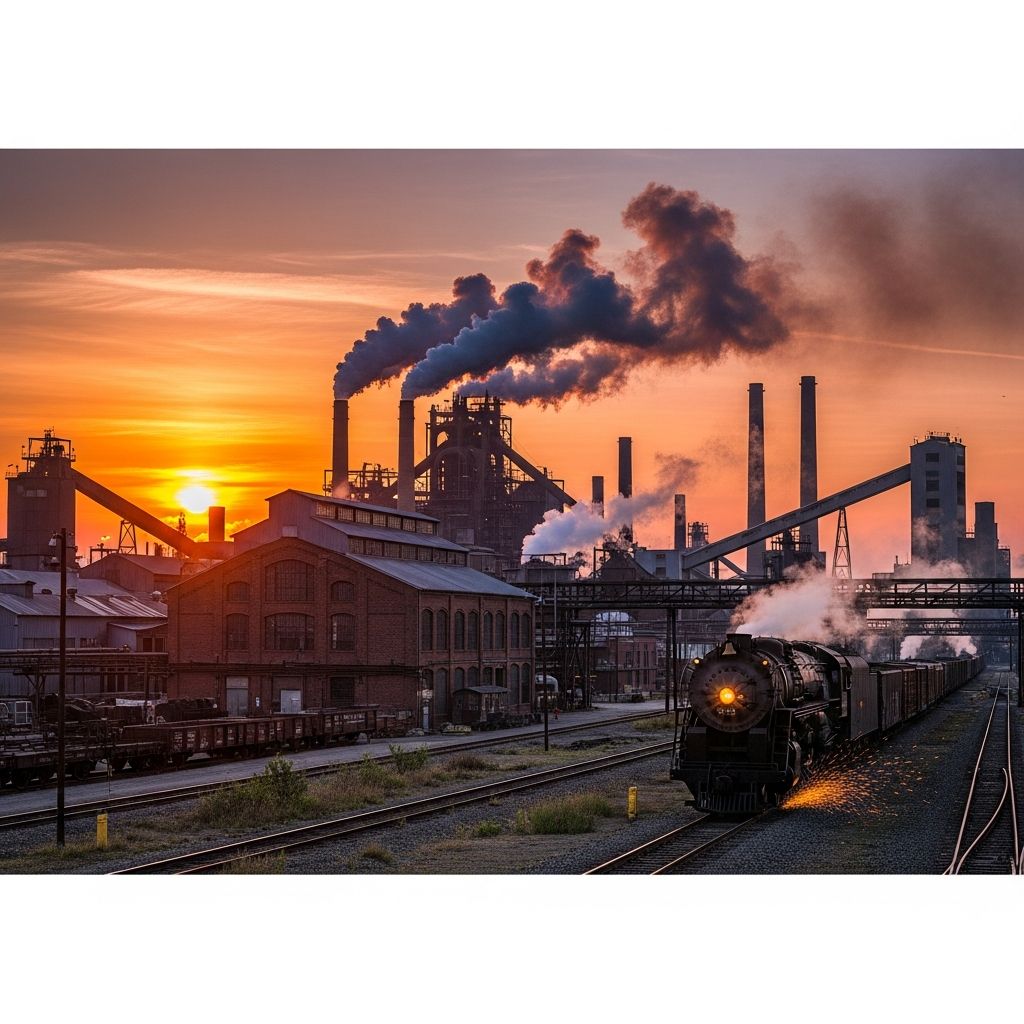 Understanding industrialization: The transformation from agrarian to manufacturing economies and its global effects.