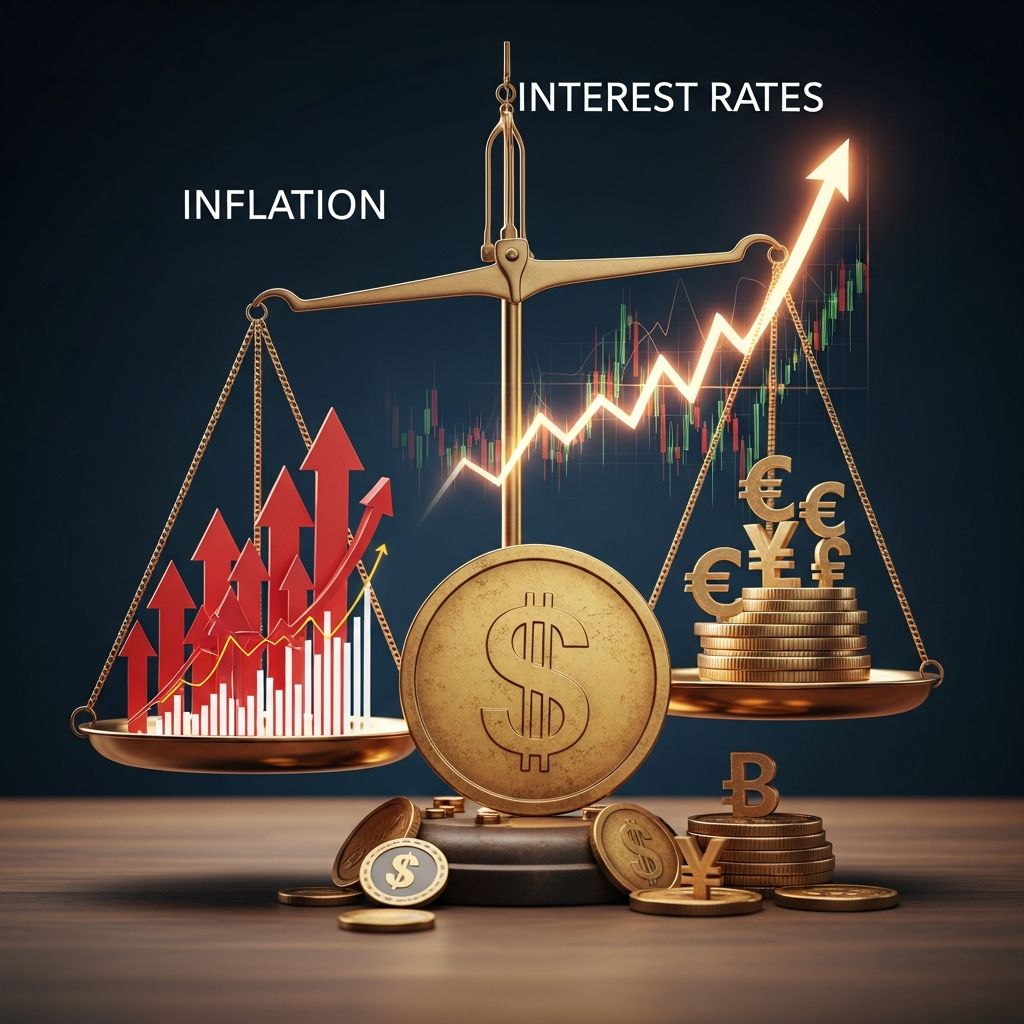 Explore how inflation and interest rates interact to shape economic policy and personal finances.