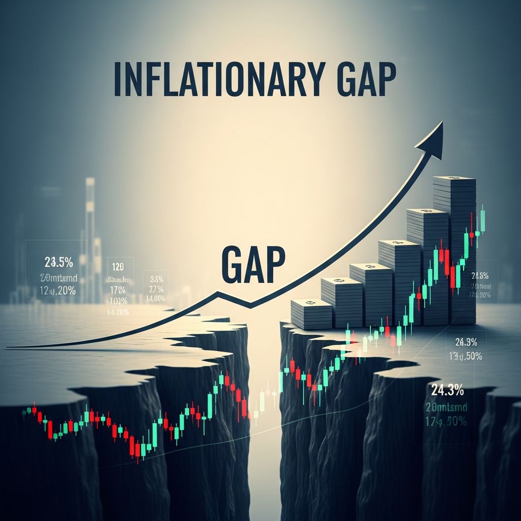Understanding inflationary gaps: When actual GDP exceeds potential GDP, creating upward price pressure.