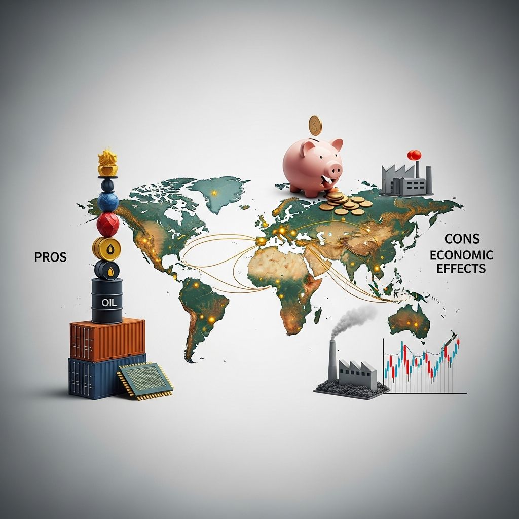 Explore how international trade shapes economies, benefits consumers, and creates challenges for workers and businesses.