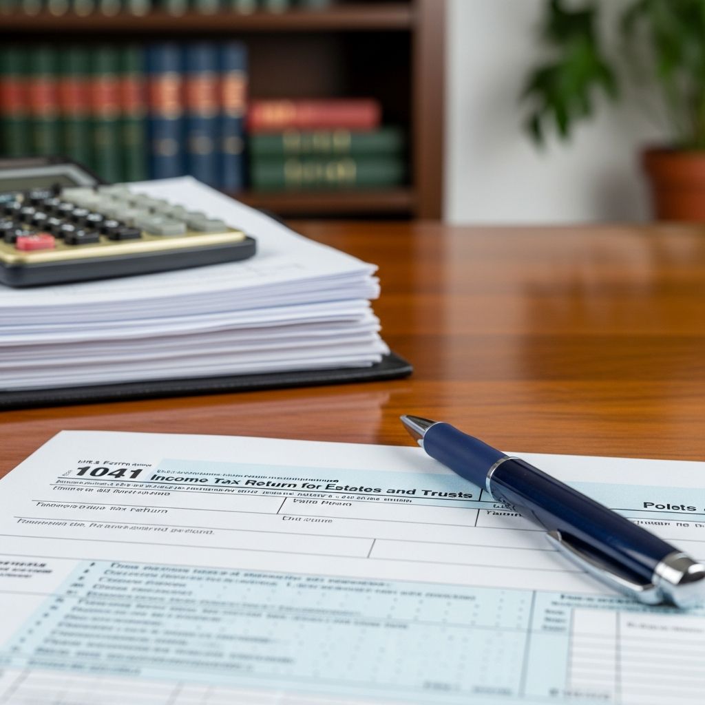 Complete guide to filing Form 1041 for estates and trusts with deadlines, requirements, and instructions.