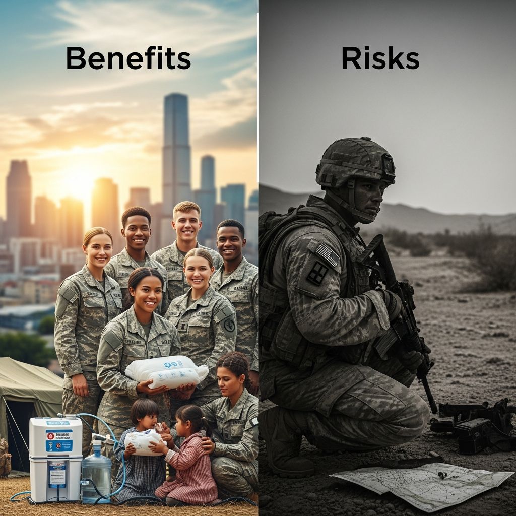 Comprehensive guide to military service: Financial rewards, career opportunities, and significant health and lifestyle challenges.