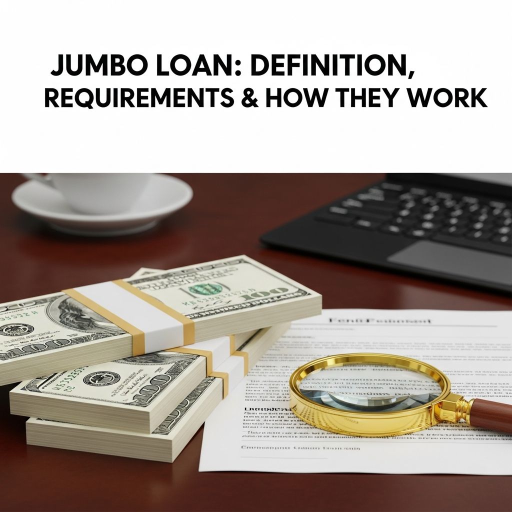 Understanding jumbo loans: High-value mortgage financing for luxury properties.