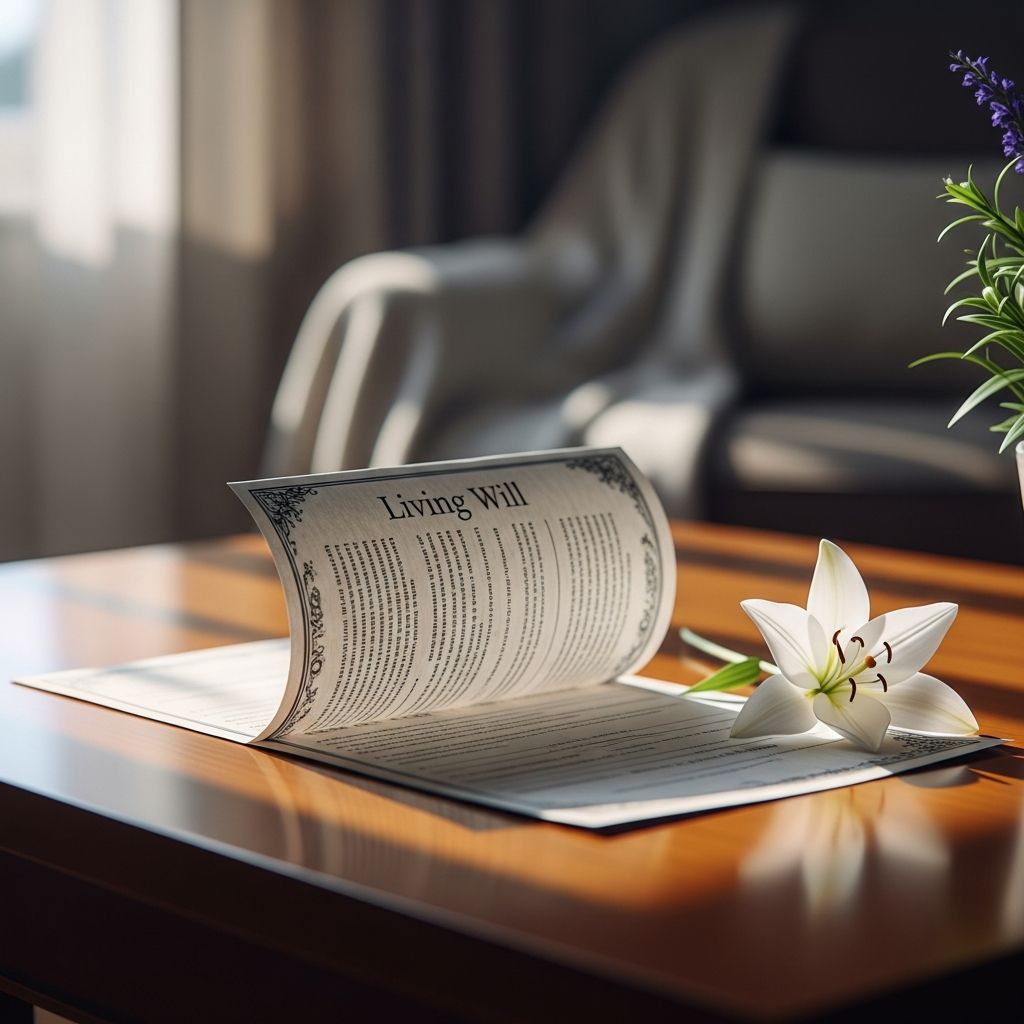 Understand living wills and advance directives to ensure your end-of-life medical wishes are honored.