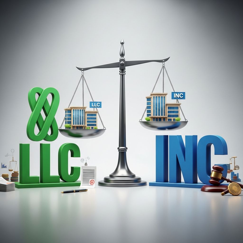 Compare LLC and incorporation structures to find the right business entity for your needs.