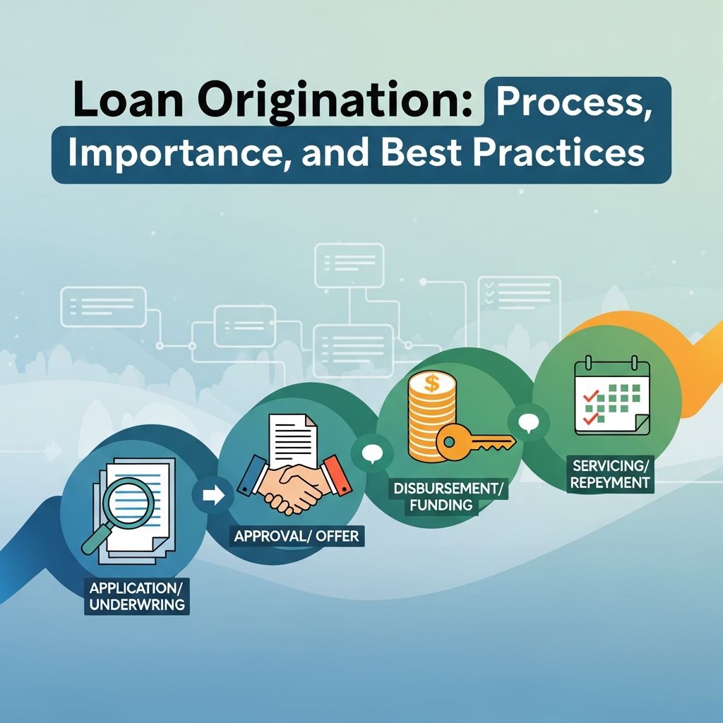 Master loan origination: Complete guide to lending process, underwriting, and compliance requirements.
