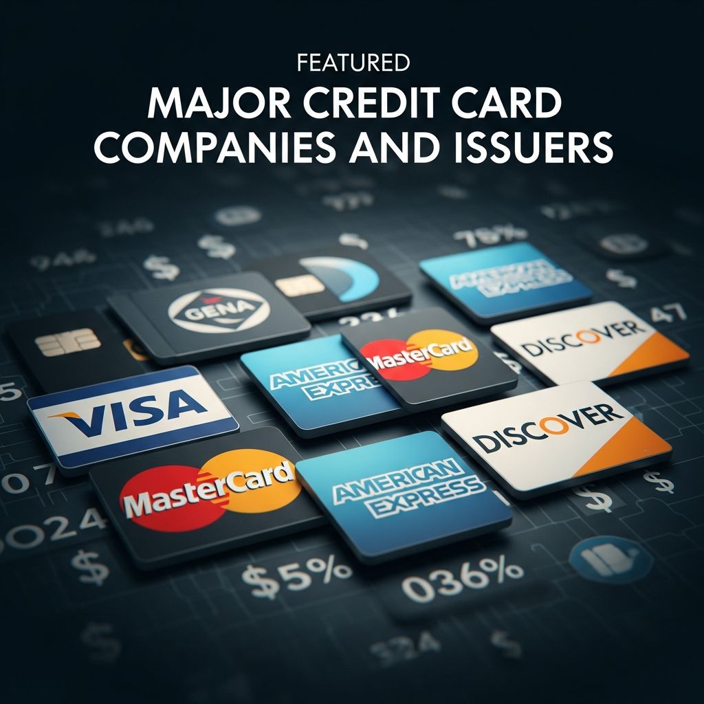 Comprehensive guide to leading credit card issuers and networks worldwide.