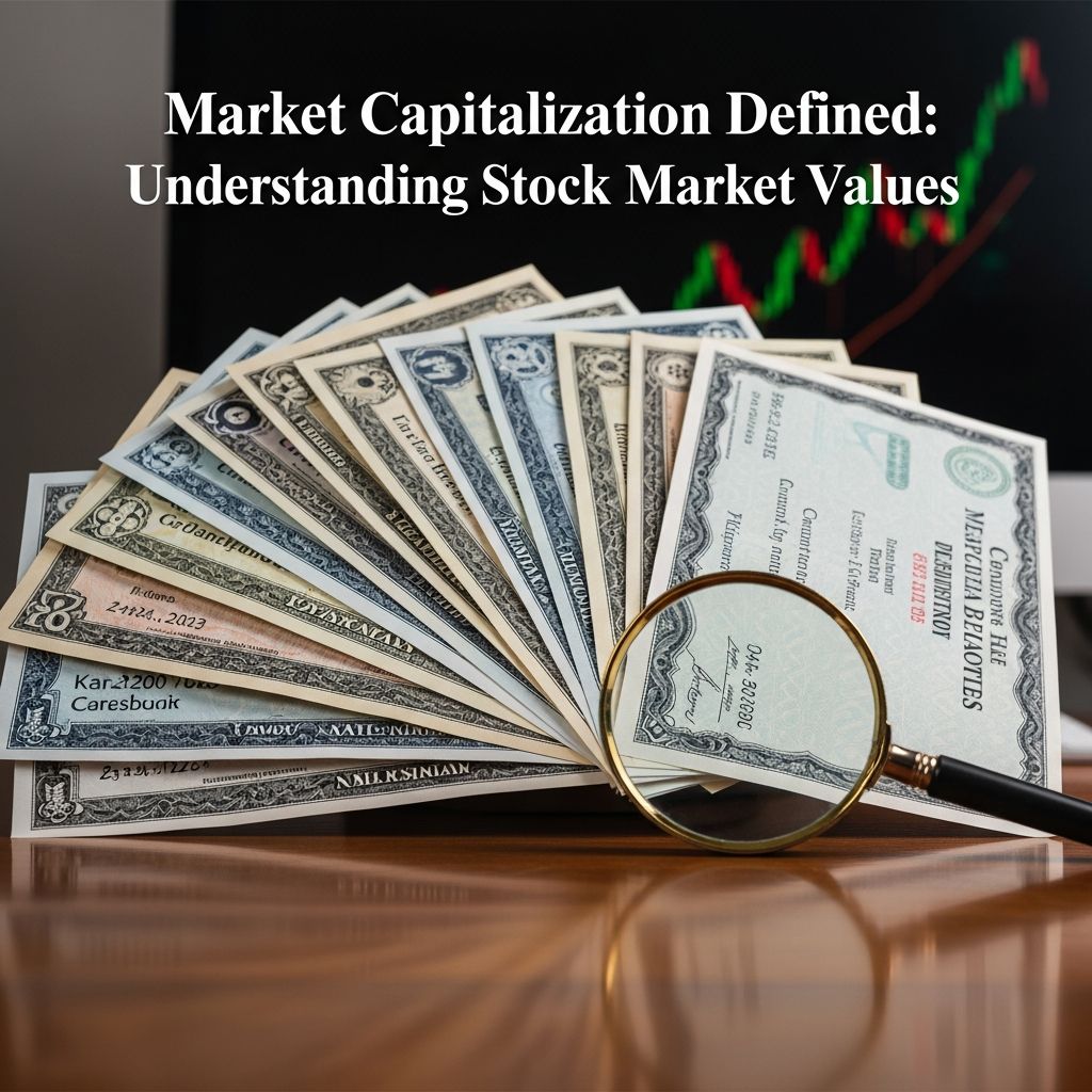Master market cap: Learn how companies are valued and ranked by market size.