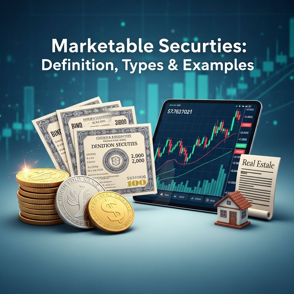 Master marketable securities: liquid investments, types, and strategic asset management.