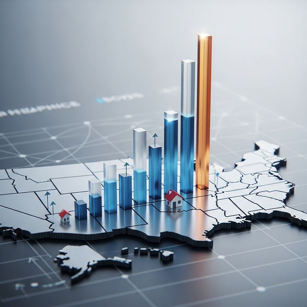Explore median home prices across all U.S. states and understand regional housing market trends.