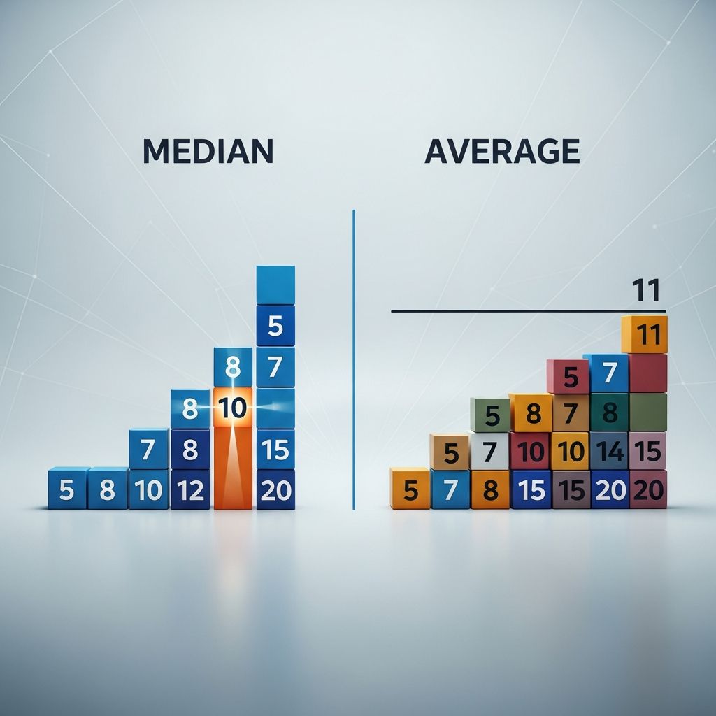 Learn the crucial differences between median and average to make better financial decisions.