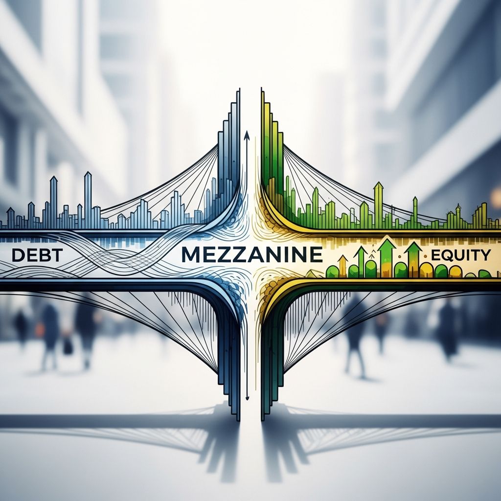 Unlock growth capital between senior debt and equity with mezzanine financing solutions.