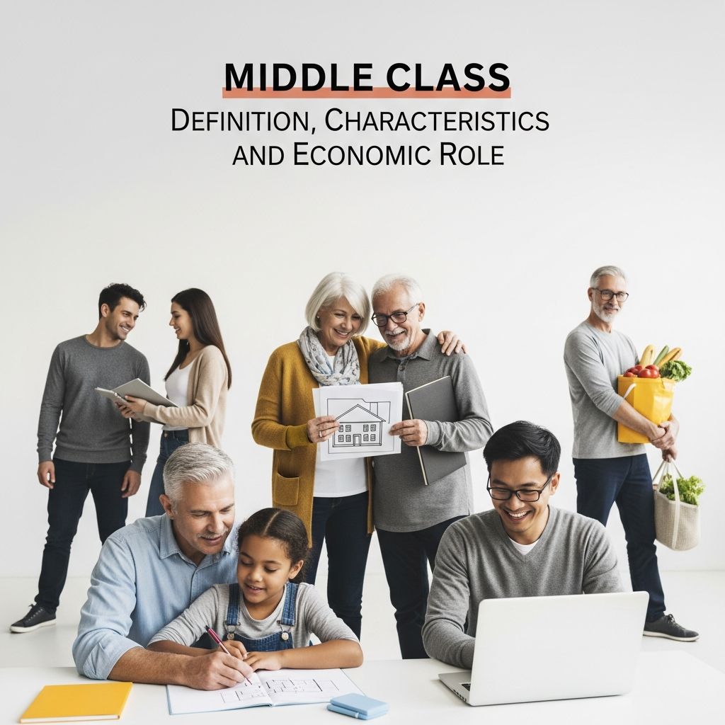 Understanding the middle class: demographics, income ranges, and societal importance.