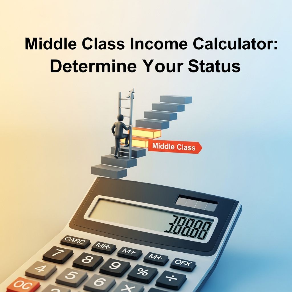 Use Pew's income calculator to discover if you're truly in the middle class.