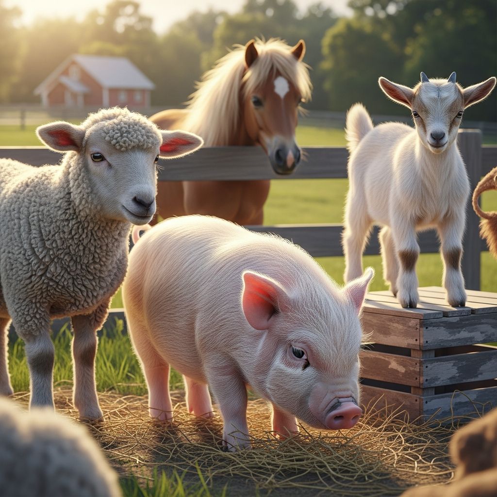 Understanding the true expenses of owning miniature livestock as pets.