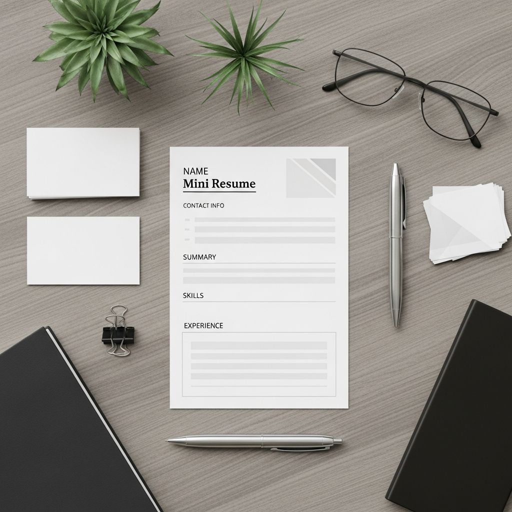 Create a powerful mini resume with our comprehensive templates and real-world examples for job success.