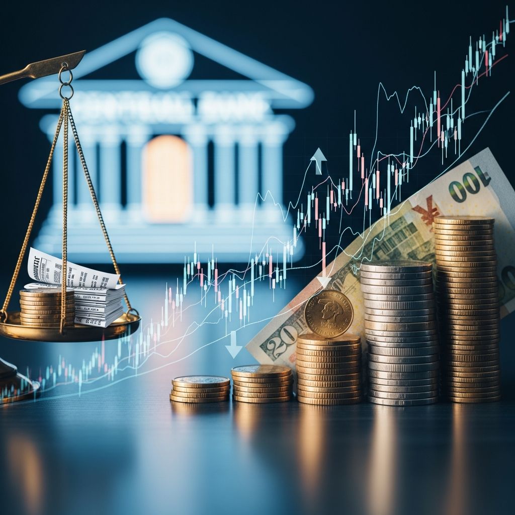 Understanding monetary policy: How central banks control inflation and economic growth through interest rates and money supply.