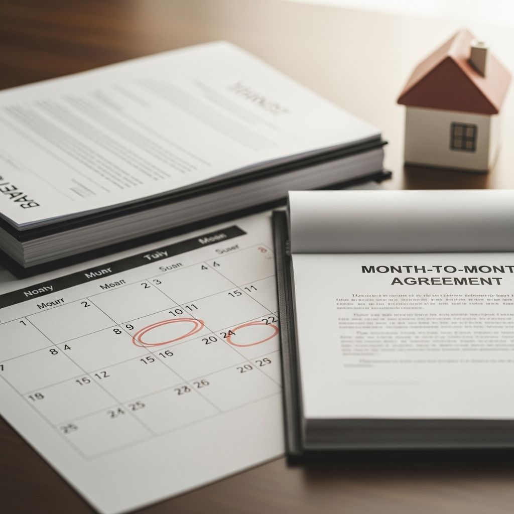 Understand month-to-month tenancy: flexibility, benefits, risks, and legal considerations.