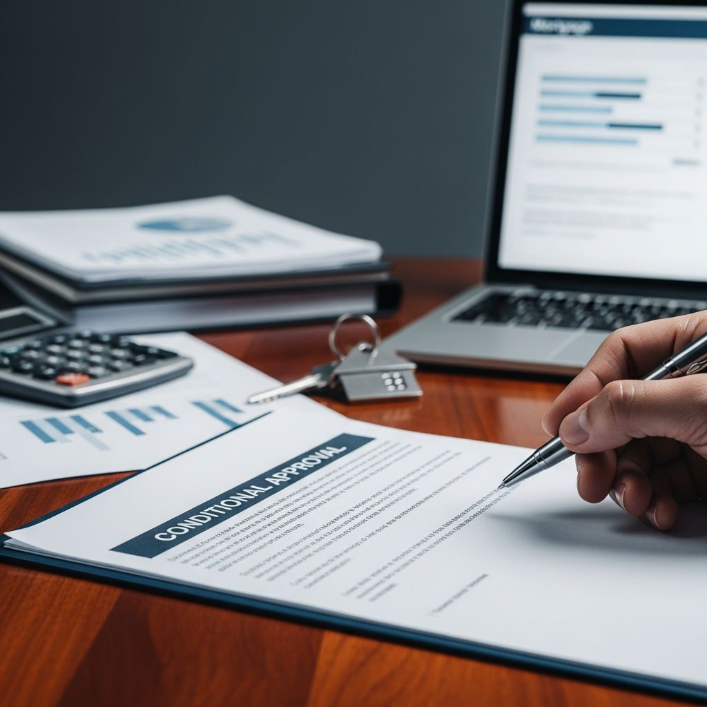 Understanding conditional approval: Your guide to mortgage requirements and final approval.