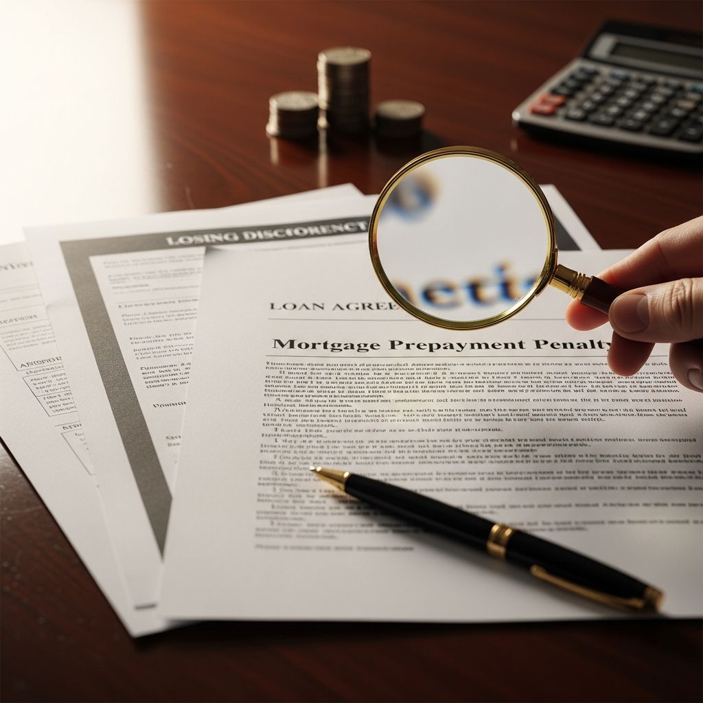 Complete guide to understanding mortgage prepayment penalties, how they work, and strategies to avoid them.