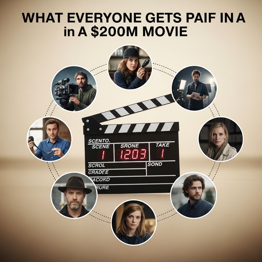 Discover the complete salary breakdown of a $200 million blockbuster film production.