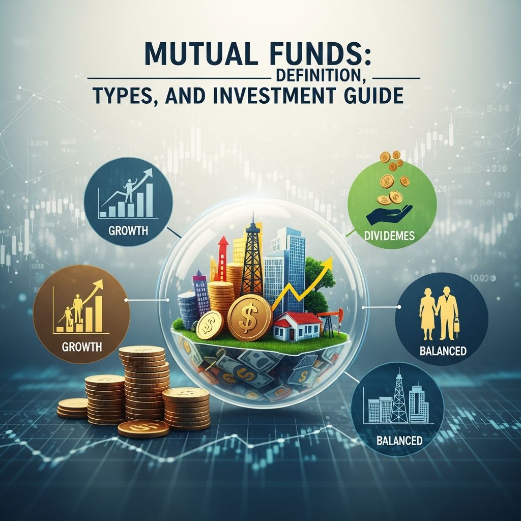 Complete guide to mutual funds: Learn how they work, types, benefits, and risks.