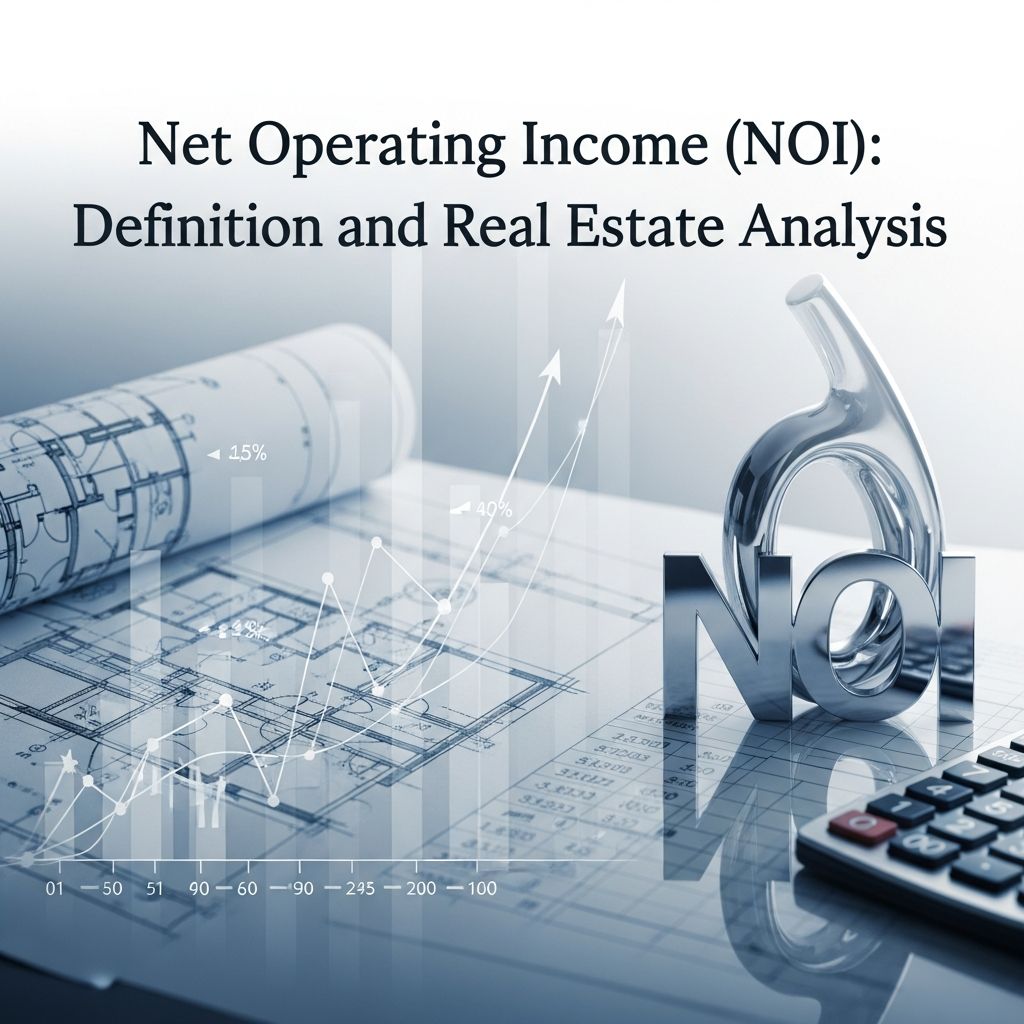 Master NOI calculation and analysis for profitable real estate investments and property valuation.