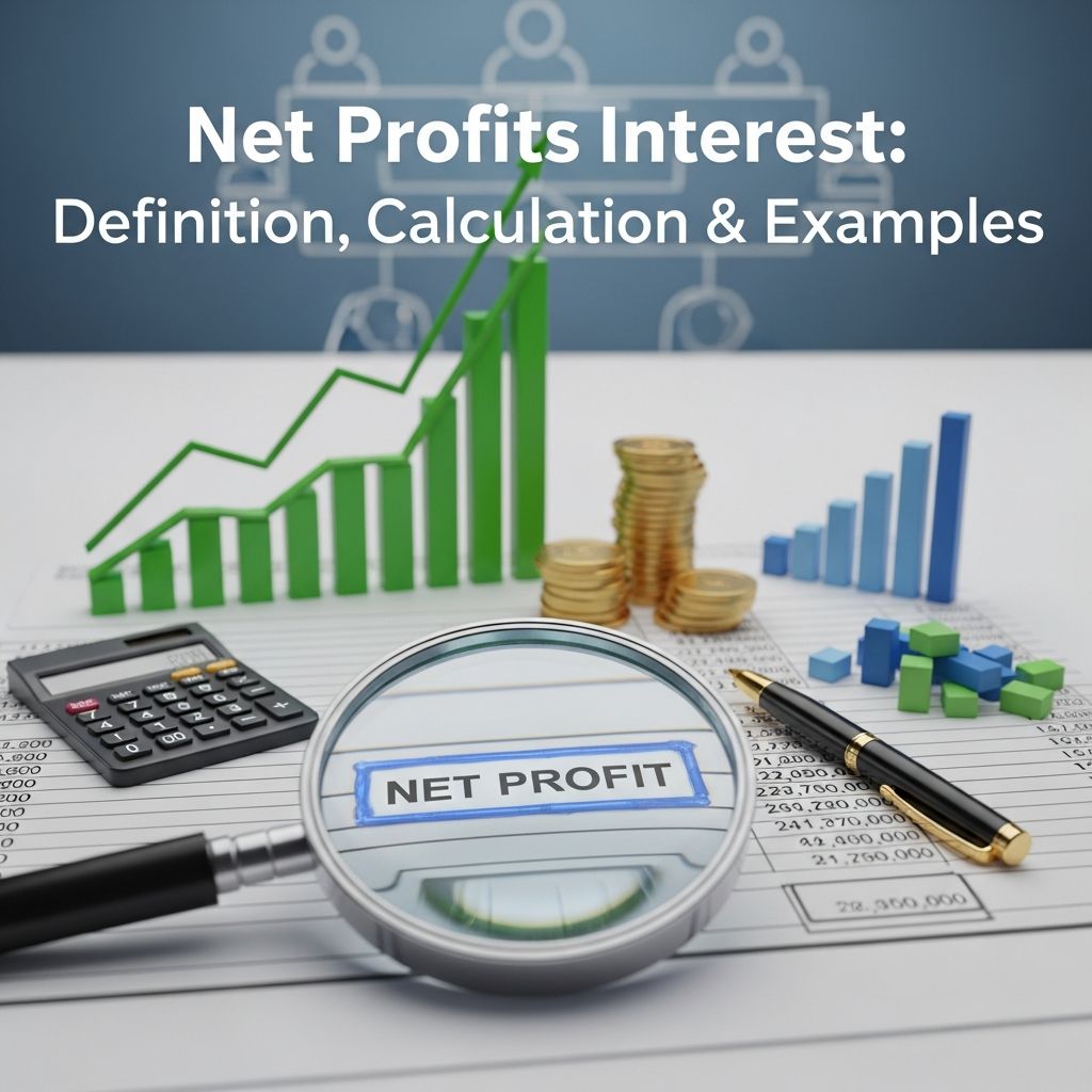 Understand net profits interest in oil and gas investments and property operations.