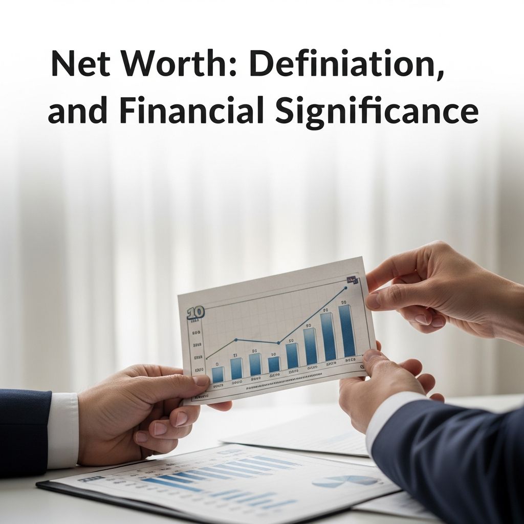 Understanding net worth: Learn how to calculate personal wealth and measure financial health.