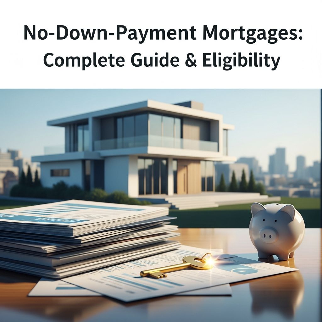 Explore zero-down mortgage options, eligibility requirements, and alternatives for first-time homebuyers.