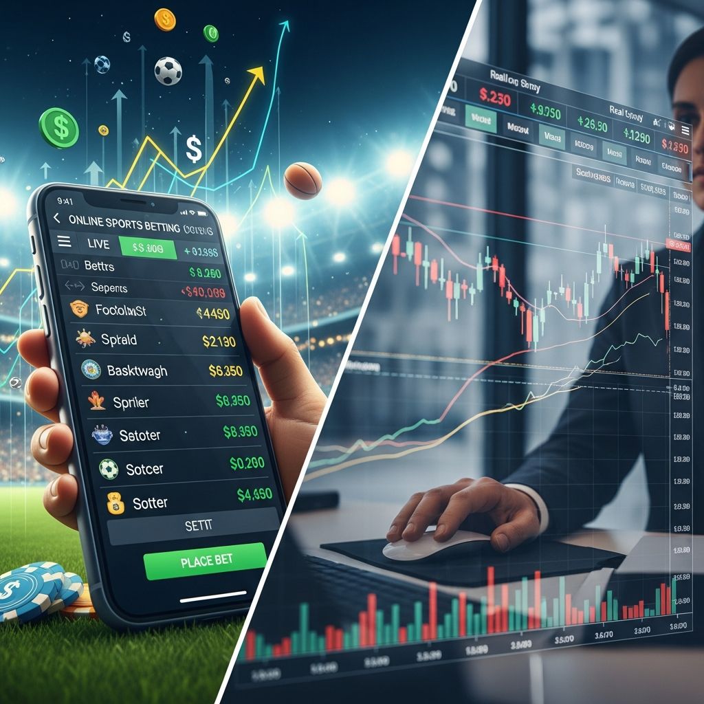 Why younger Americans are choosing risky sports betting over traditional stock market investing.