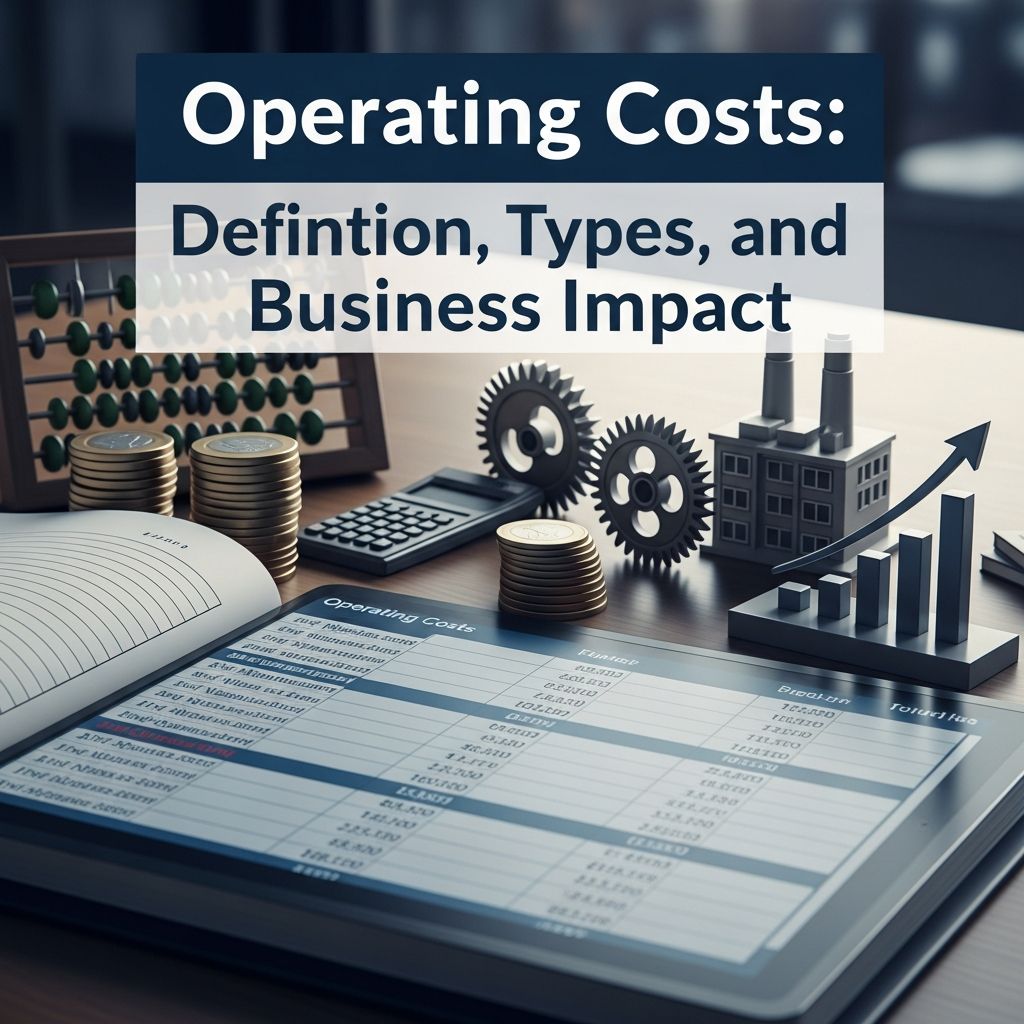 Understand operating costs: Essential expenses for running your business daily operations.