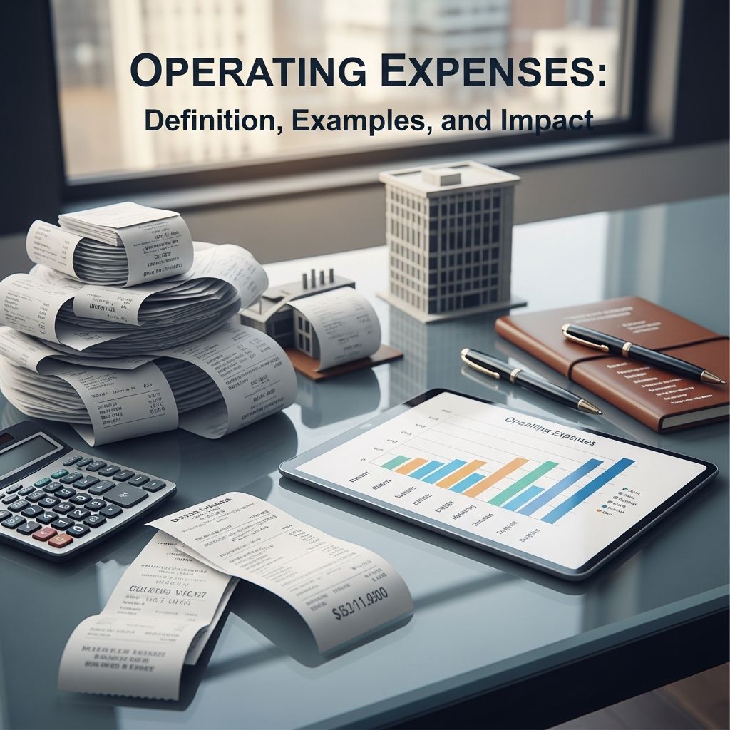 Understand operating expenses and how they affect your business profitability and financial health.