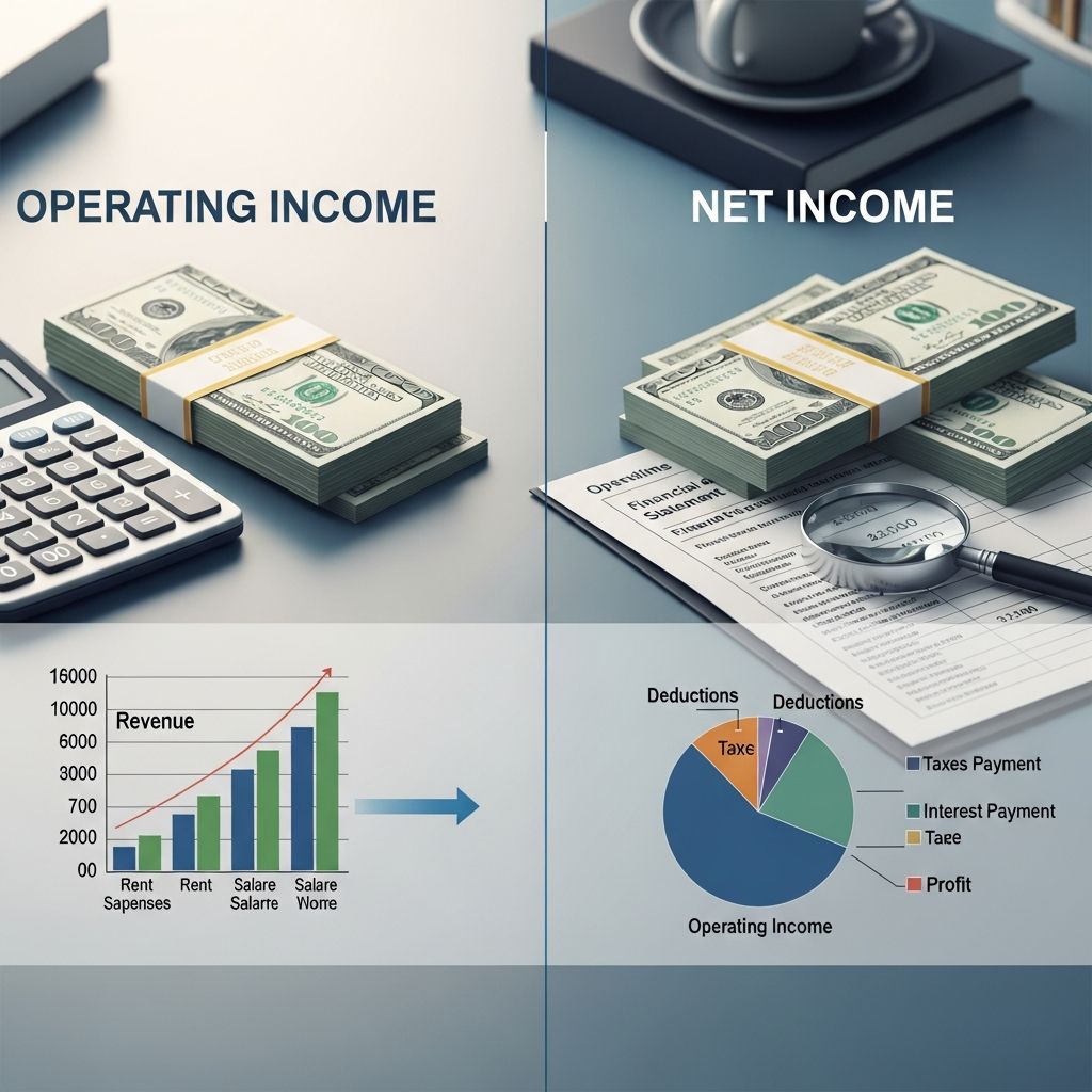 Understand the critical distinctions between operating income and net income for better financial analysis.