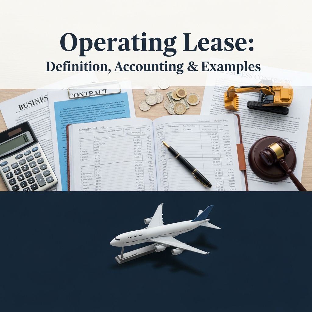 Comprehensive guide to operating leases, accounting treatment, and differences from capital leases.