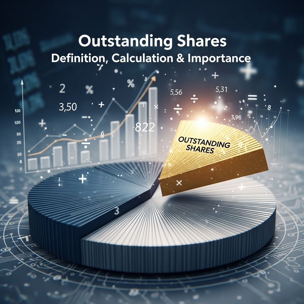 Understanding outstanding shares and their critical role in corporate finance and valuation.