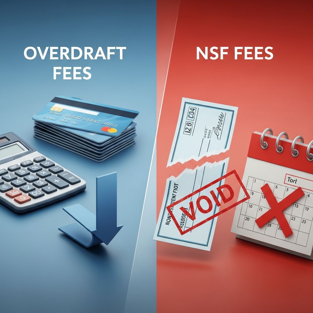 Understand the critical differences between overdraft and NSF fees to protect your finances.