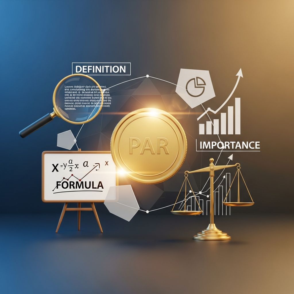 Understanding par value: the face value foundation of bonds, stocks, and securities.