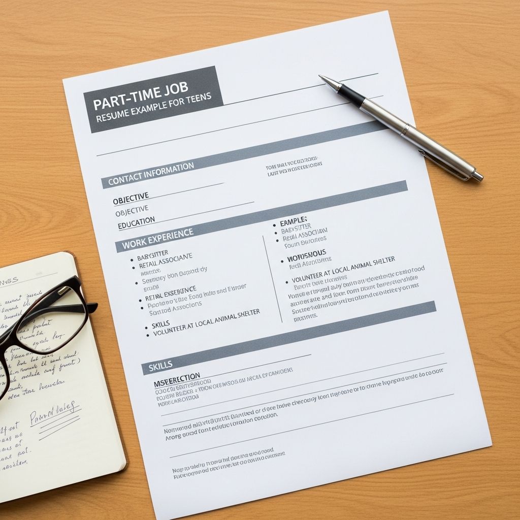 Create a winning resume as a teen with practical examples and expert guidance for landing your first job.