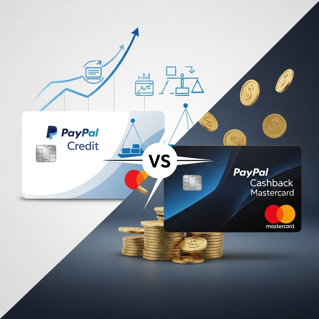 Compare PayPal Credit and PayPal Cashback Mastercard to find the best fit for your spending needs.