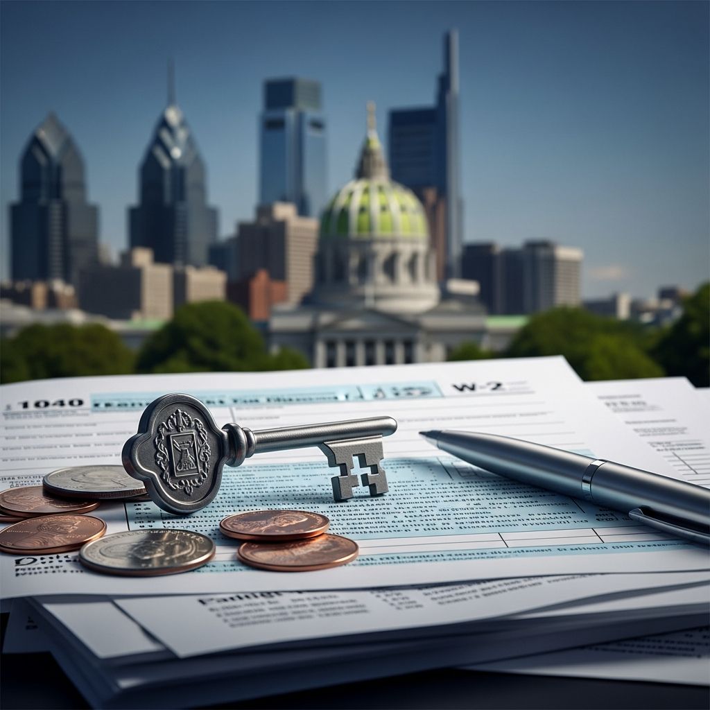Complete guide to Pennsylvania's 3.07% flat income tax rate, filing requirements, and tax credits.