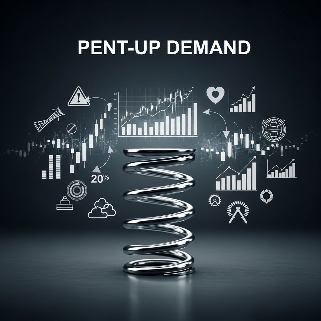 Understanding pent-up demand and its crucial role in economic recovery and consumer behavior.