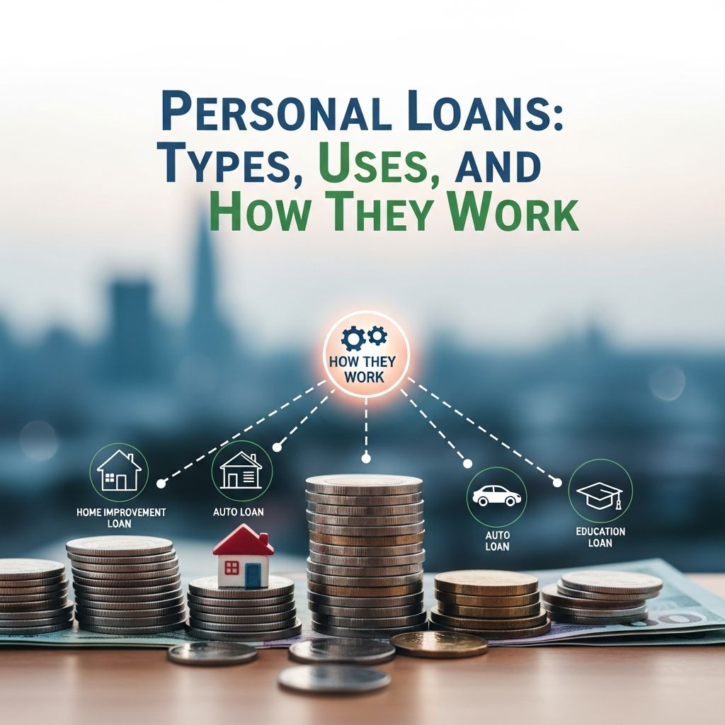 Complete guide to personal loans: understanding types, rates, terms, and smart borrowing strategies.