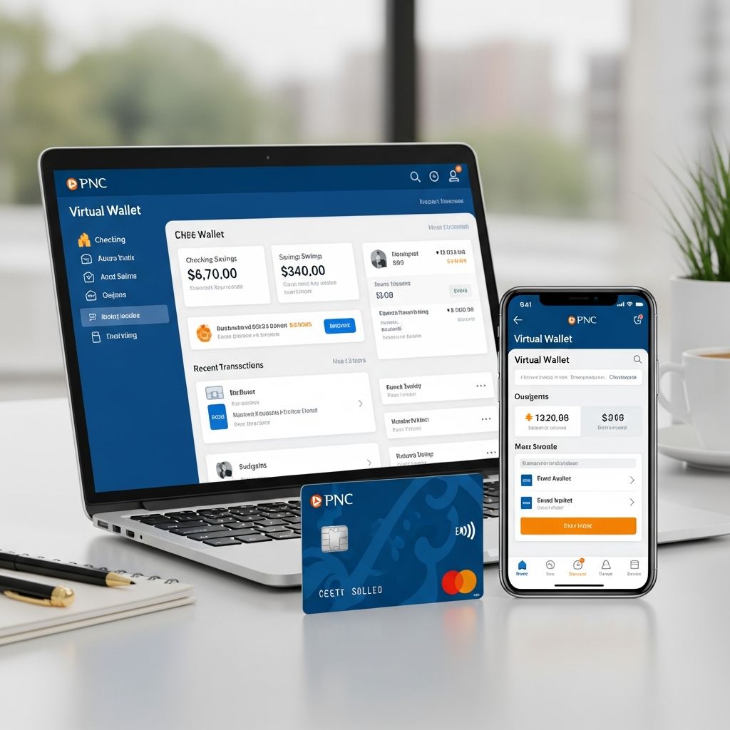 Complete guide to PNC Virtual Wallet features, benefits, and online banking capabilities.