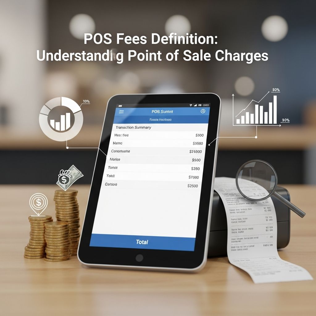 Complete guide to POS fees: Learn how point-of-sale transaction charges work and impact your business.