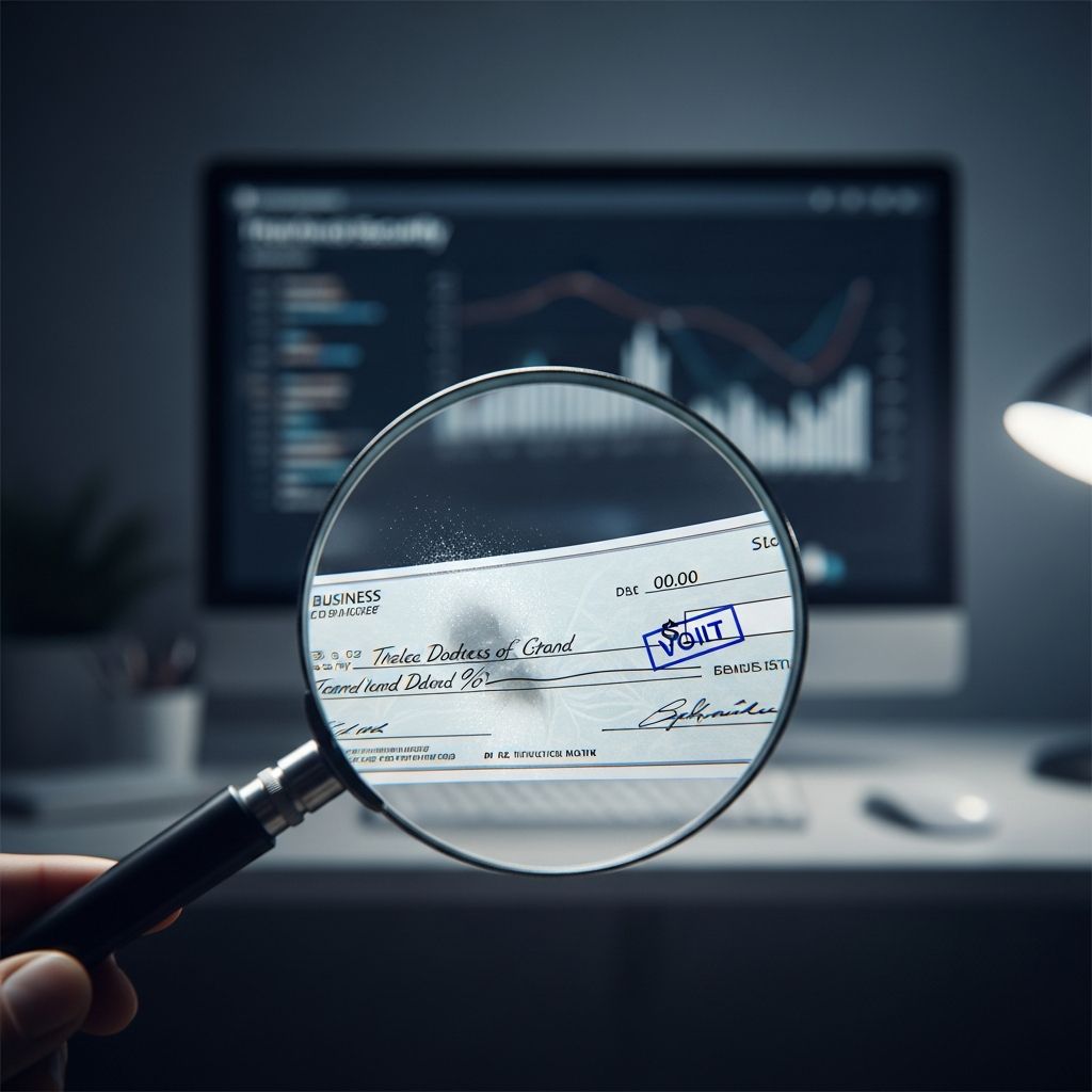 Protect your business from check fraud with positive pay technology and automated verification systems.