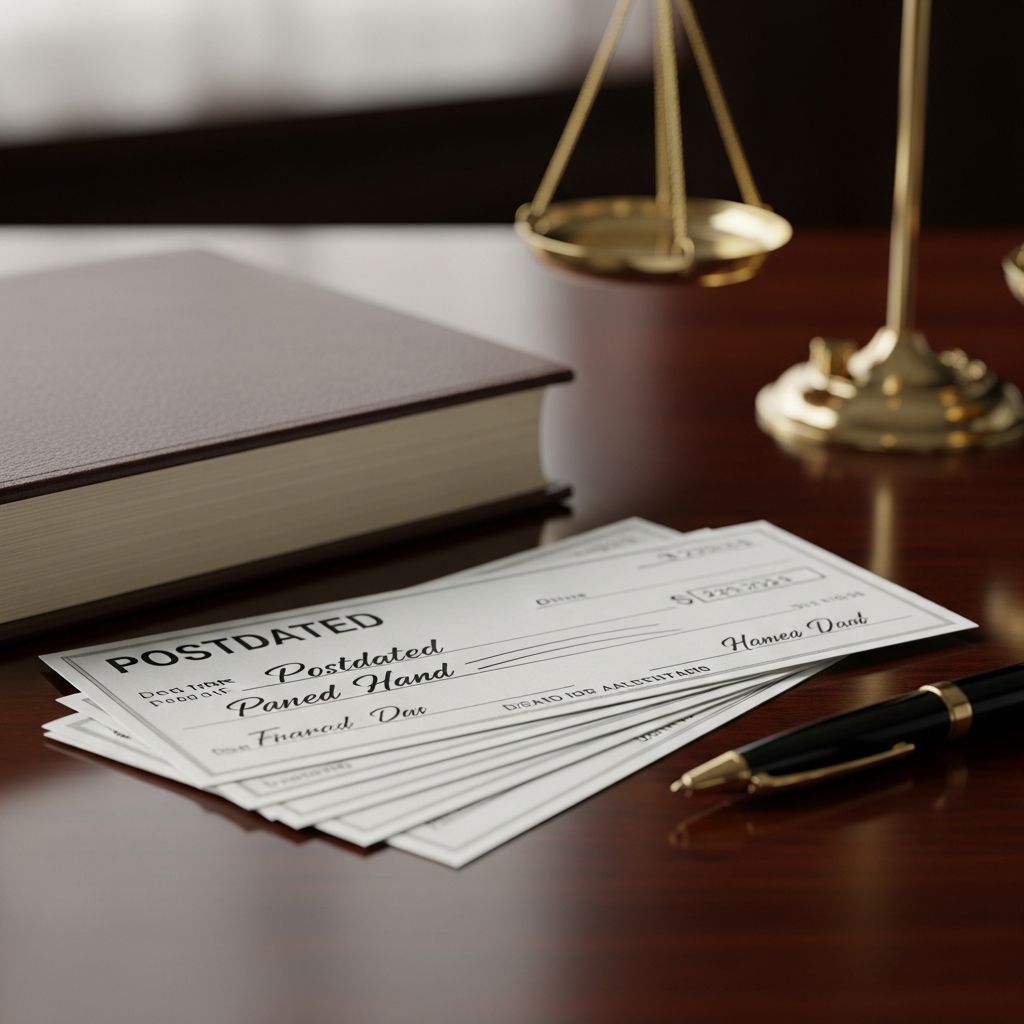 Master postdated checks: understand risks, legal implications, and safer alternatives.