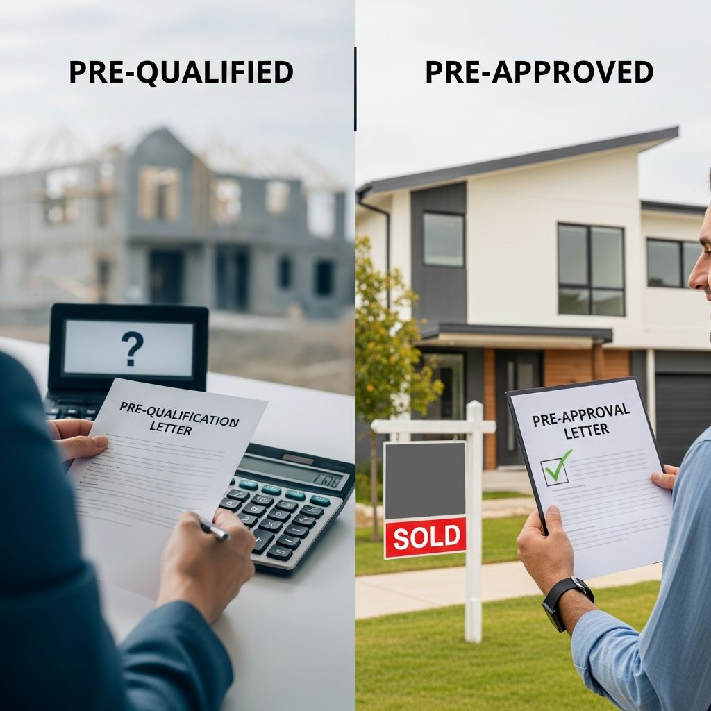 Learn the critical differences between mortgage pre-qualification and pre-approval to make informed decisions.